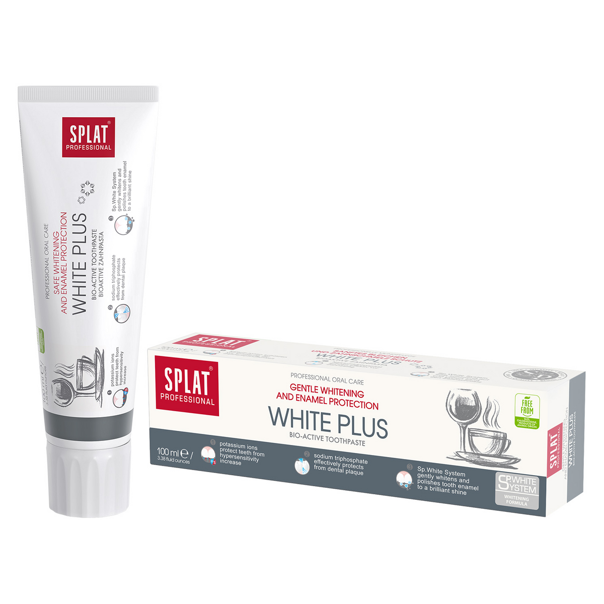 SPLAT® Professional White Plus toothpaste 40ML