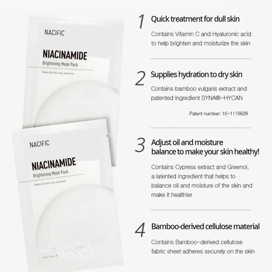 NACIFIC NIACIN BRIGHTENING MASK