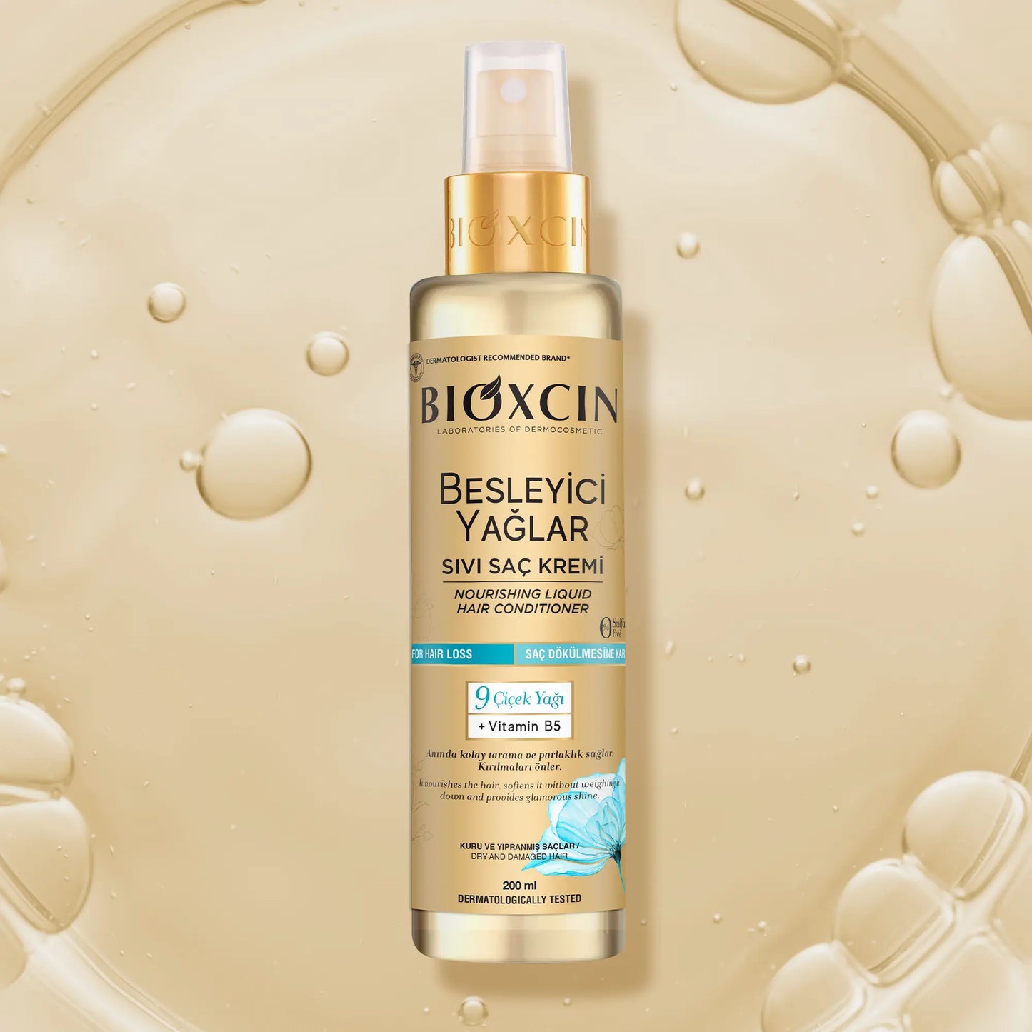 Bioxcin Nourishing Oils Leave In Liquid Hair Conditioner 200ML