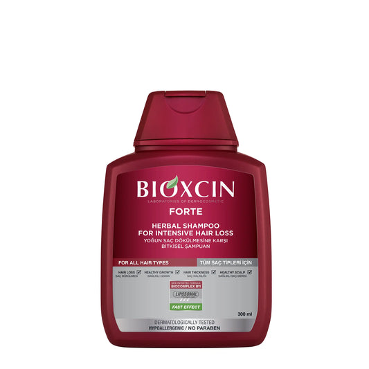 Bioxcin Forte Herbal Shampoo Against Hair Loss All Hair Types 300ML