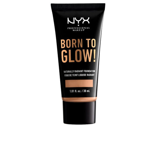 NYX Professional Makeup Born To Glow Naturally Radiant Foundation, Medium.