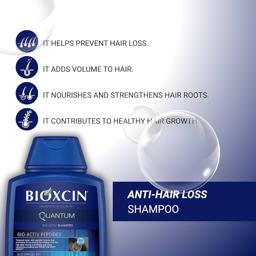Bioxcin Haircare Shampoo for Oily, Dry and Normal Hair, Promotes Hair Growth and Regrowth