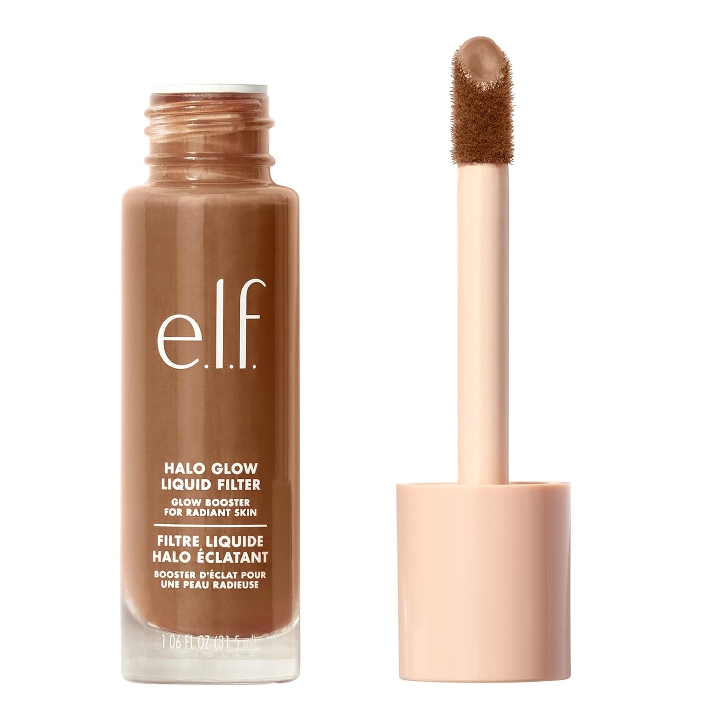 Elf Halo Glow Liquid Filter, Complexion Booster For A Glowing, Soft-Focus Look, Infused With Hyaluronic Acid, Vegan & Cruelty-Free