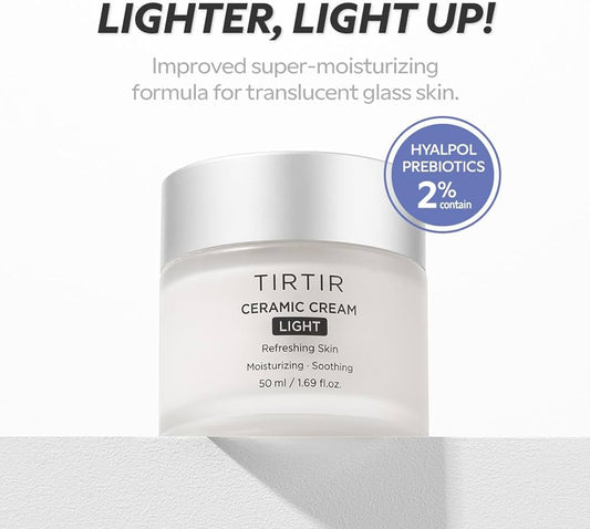 Ceramic Cream Light | Deep moisturizer for Glass Skin.