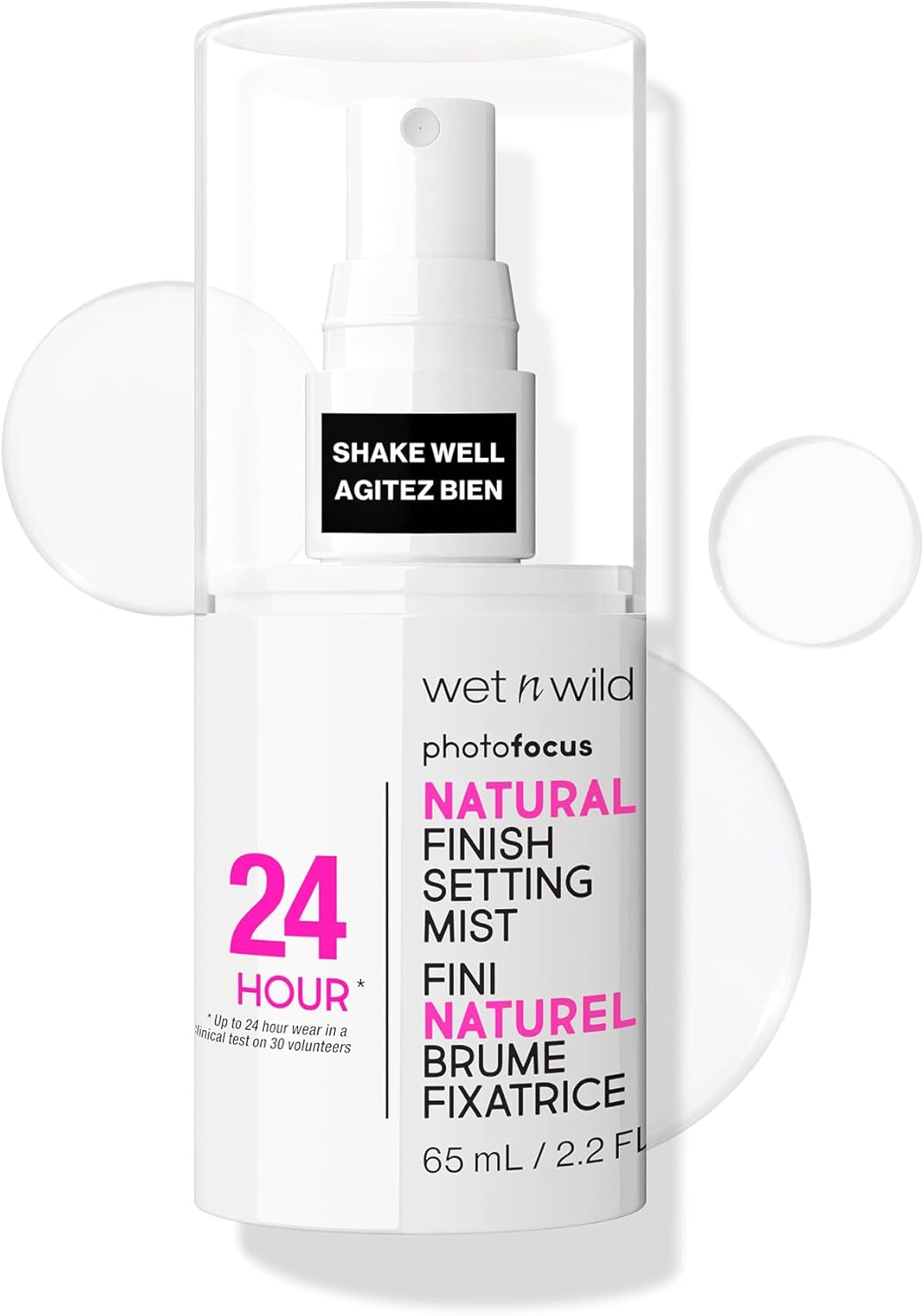 Wet n Wild Photo Focus Natural Finish Setting Mist, Makeup Setting Spray Enriched with Vitamins B5 and E, Lightweight Formula