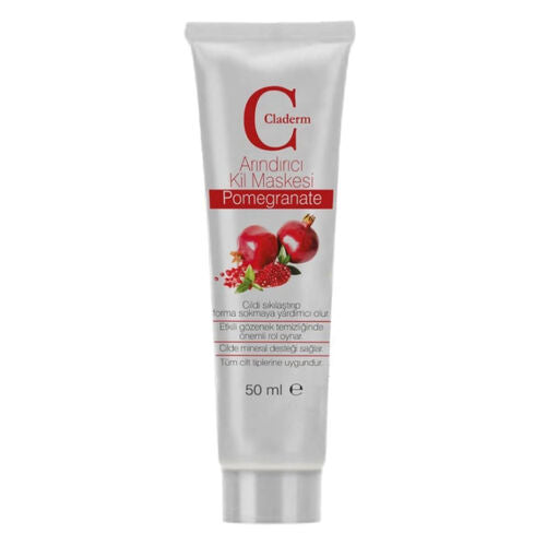 Claderm Pomegranate Clay Face Mask 50 ML