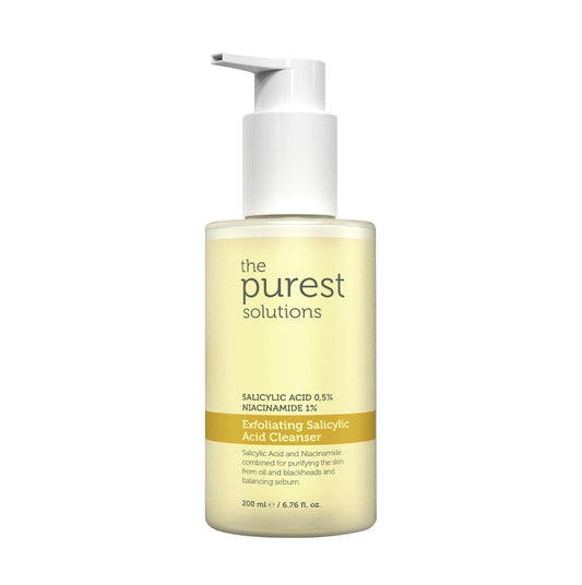 The Purest Solutions Exfoliating Salicylic Acid Cleanser Facial Cleanser (0.5% Salicylic Acid & 1% Niacinamide) 200ML