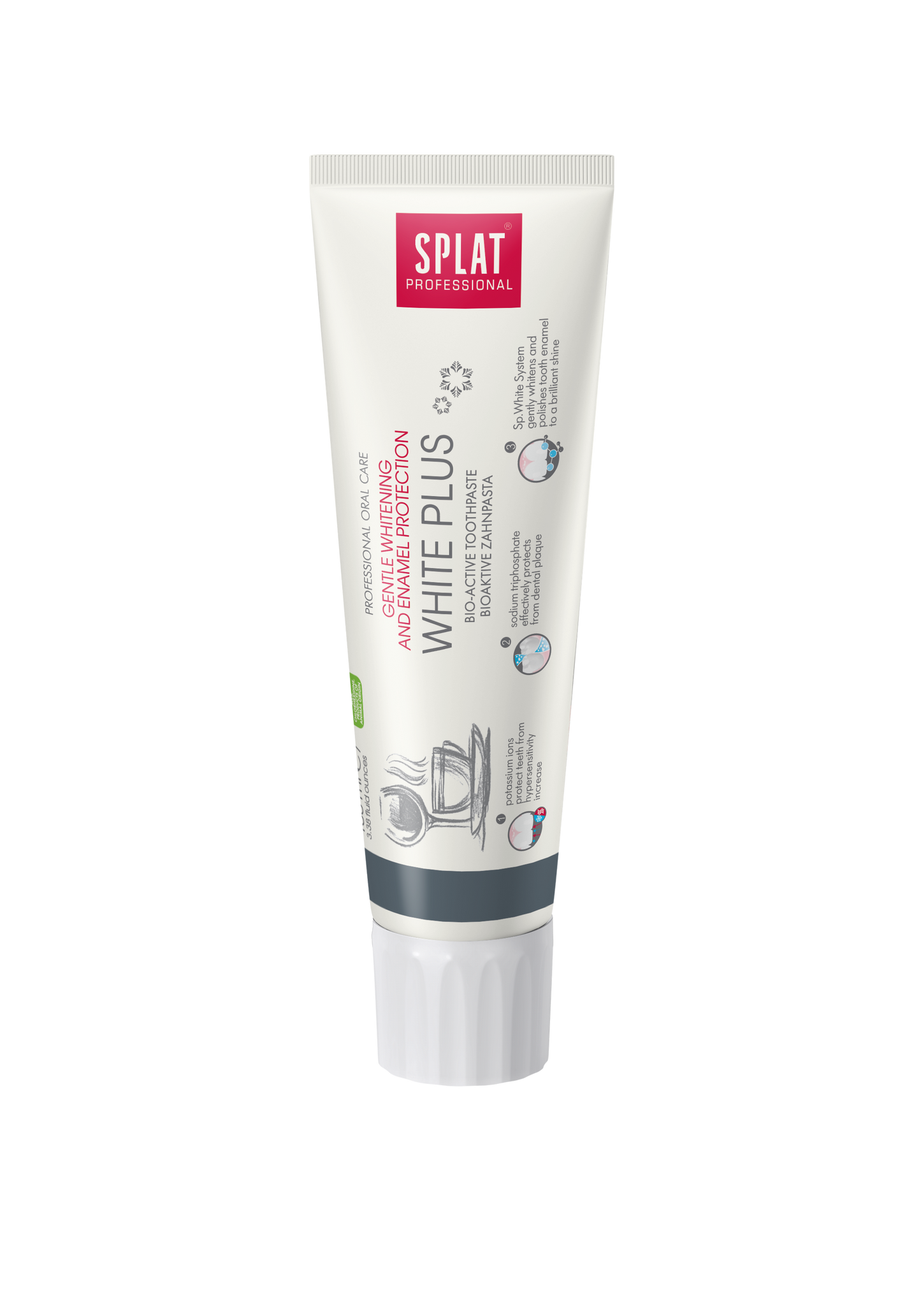SPLAT® Professional White Plus toothpaste 40ML