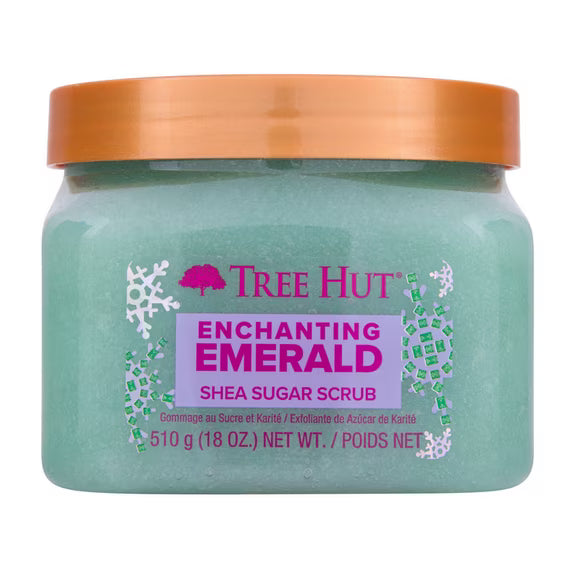 Tree Hut Enchanting Emerald Shea Sugar Exfoliating and Hydrating Body Scrub