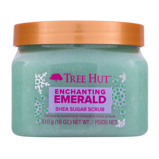 Tree Hut Enchanting Emerald Shea Sugar Exfoliating and Hydrating Body Scrub