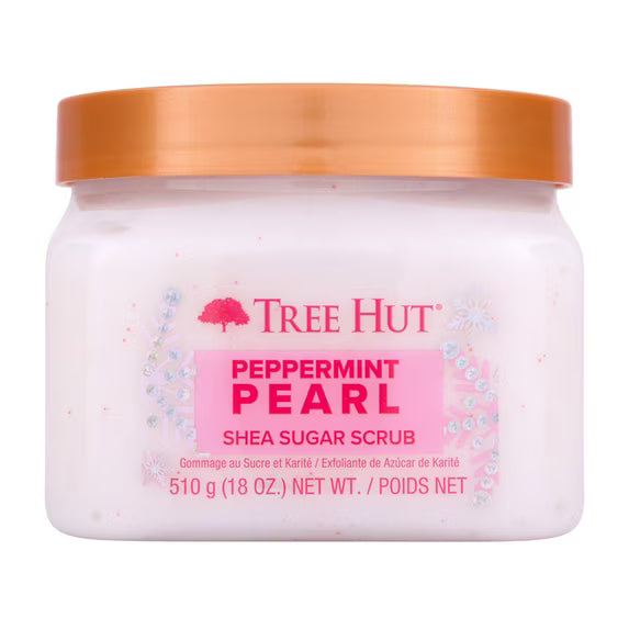 Tree Hut Peppermint Pearl Shea Sugar Exfoliating and Hydrating Body Scrub