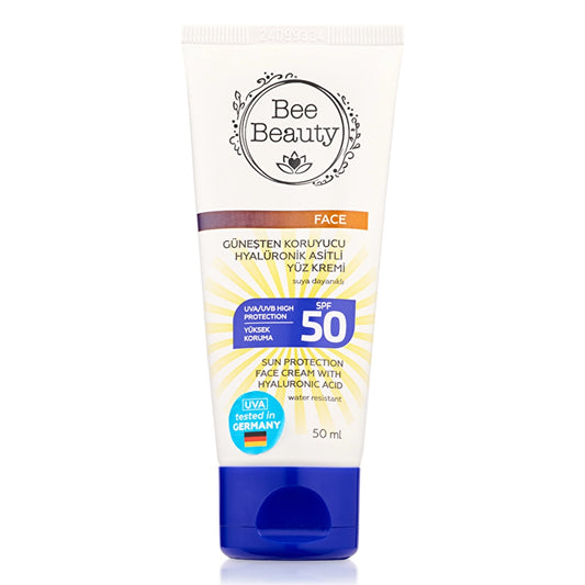 Bee Beauty Sunscreen Hyaluronic Acid Face Cream 50SPF 50 ML