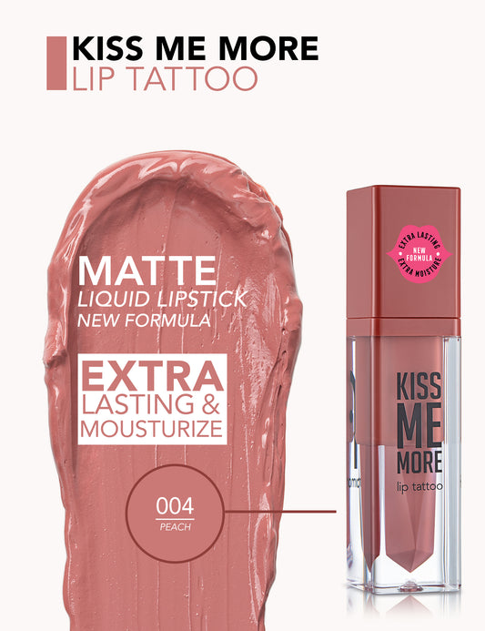 Flormar Long Lasting Matte Lipstick - Kiss Me More 3.8ML