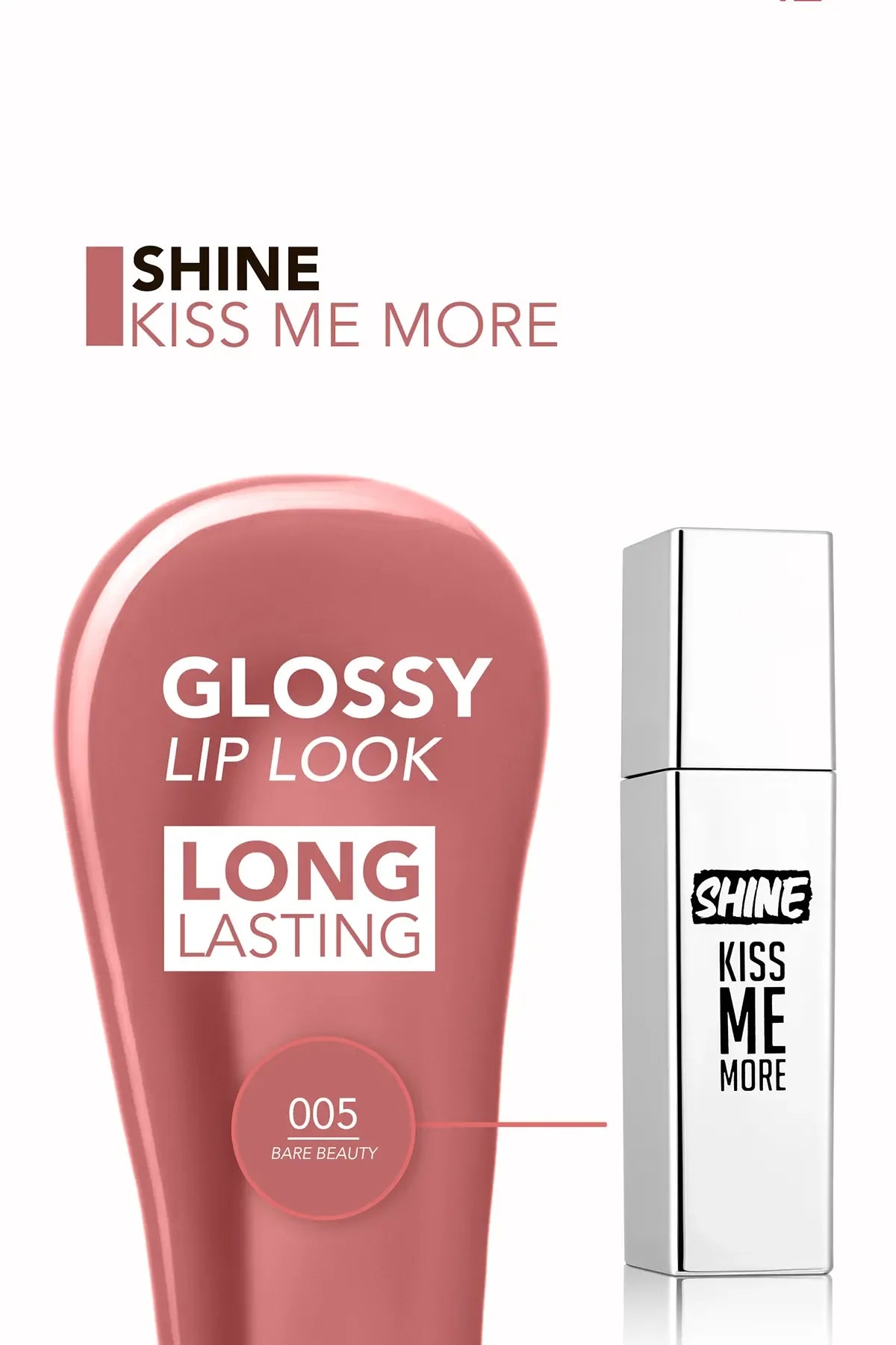 Flormar Shine Kiss Me More Lipstick 3.5ML