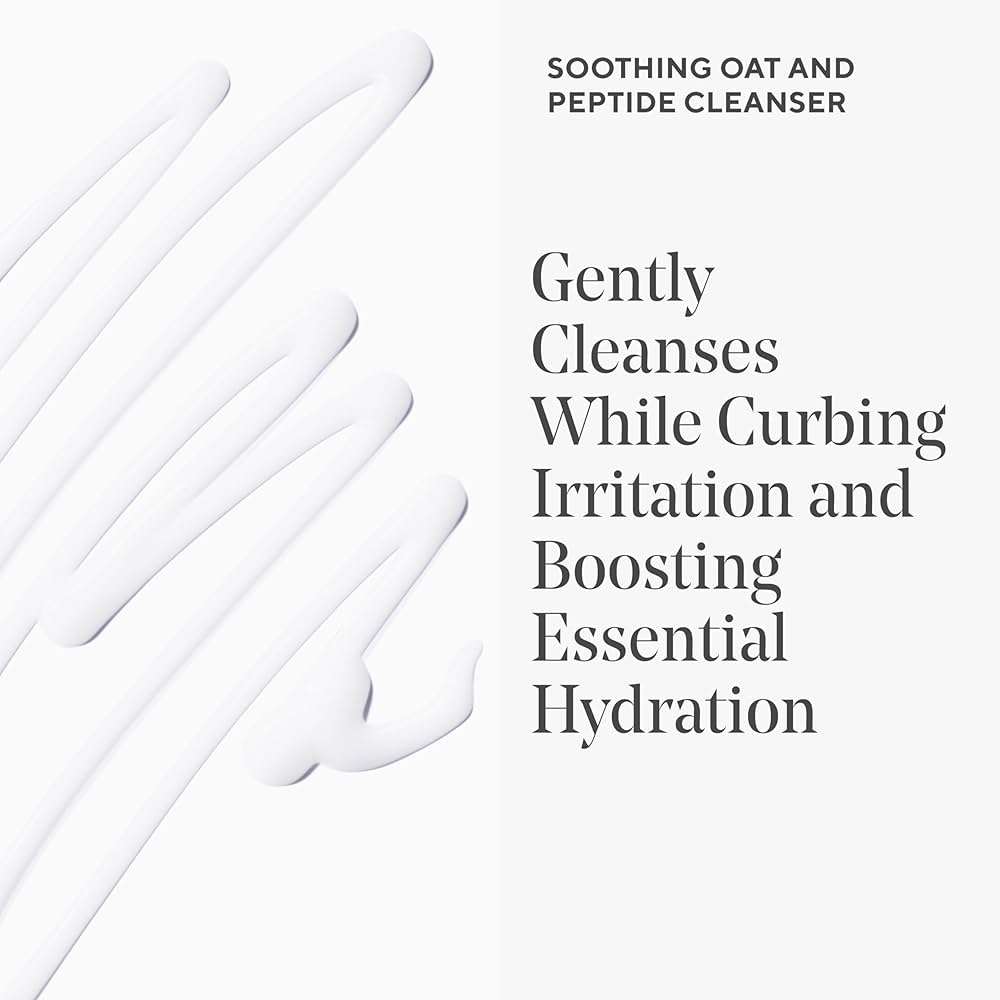 Murad Eczema Control Soothing Oat and Peptide Cleanser – Gentle Face Cleanser for Sensitive Skin – Creamy, Hydrating Facial Skin Care Treatment – Relief from Dryness and Irritation,