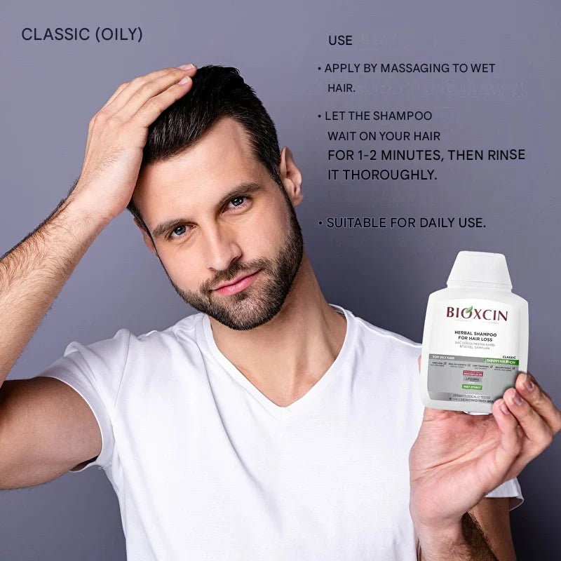 Bioxcin Anti Hair Loss Herbal Classic Shampoo Dry and Normal Hair 300ML