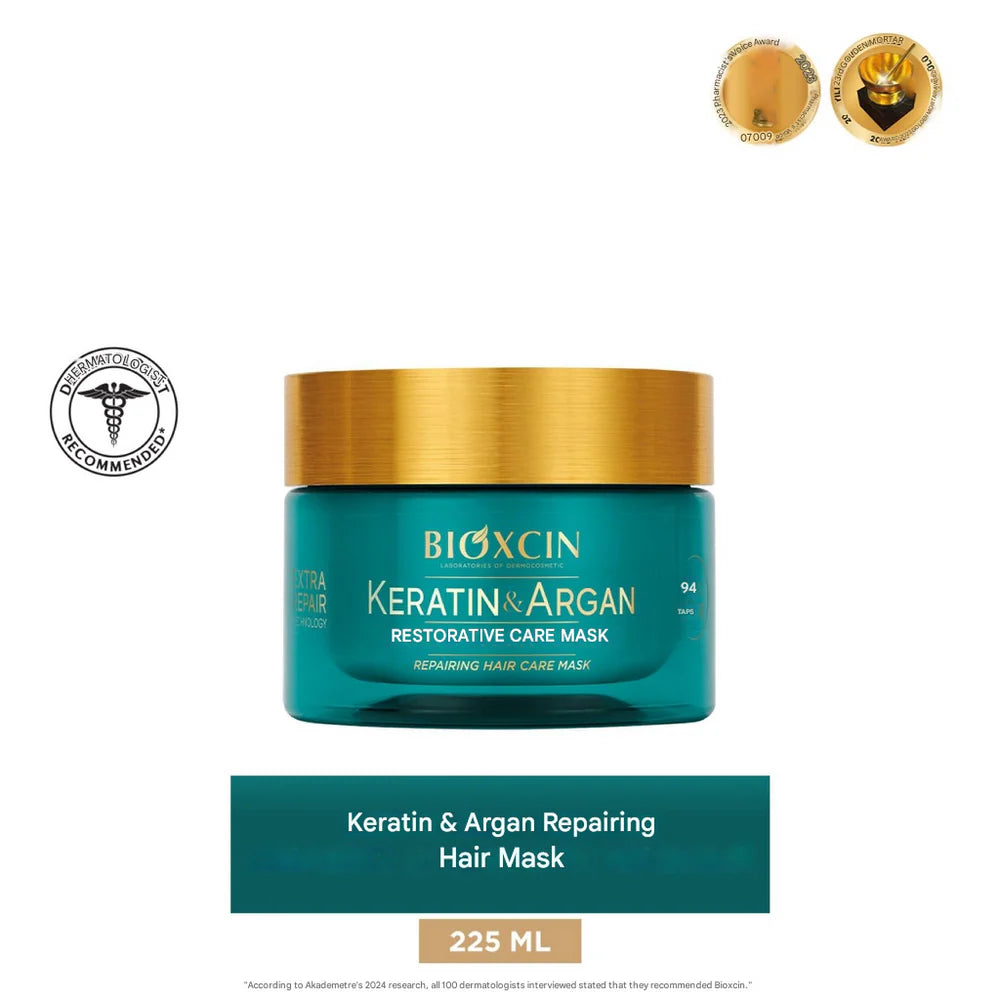 Bioxcin Keratin & Argan Repairing Hair Mask 225ML