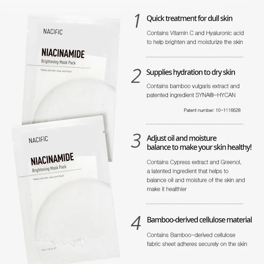 NACIFIC NIACIN BRIGHTENING MASK