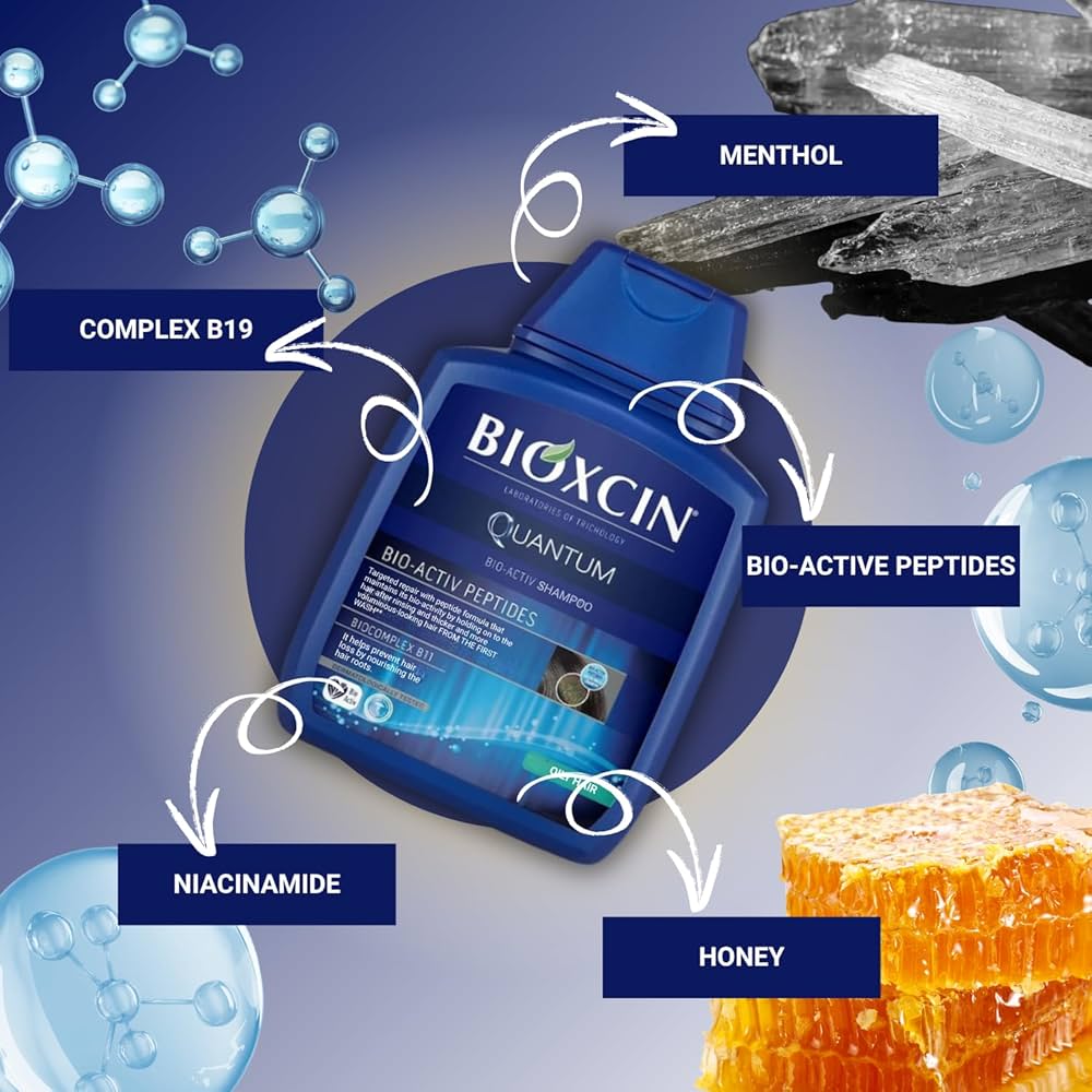Bioxcin Haircare Shampoo for Oily, Dry and Normal Hair, Promotes Hair Growth and Regrowth
