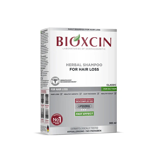 Bioxcin Anti Hair Loss Herbal Classic Shampoo Dry and Normal Hair 300ML