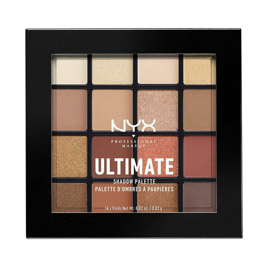 NYX Professional Makeup Ultimate Shadow Palette, Eyeshadow Palette - Warm Neutrals