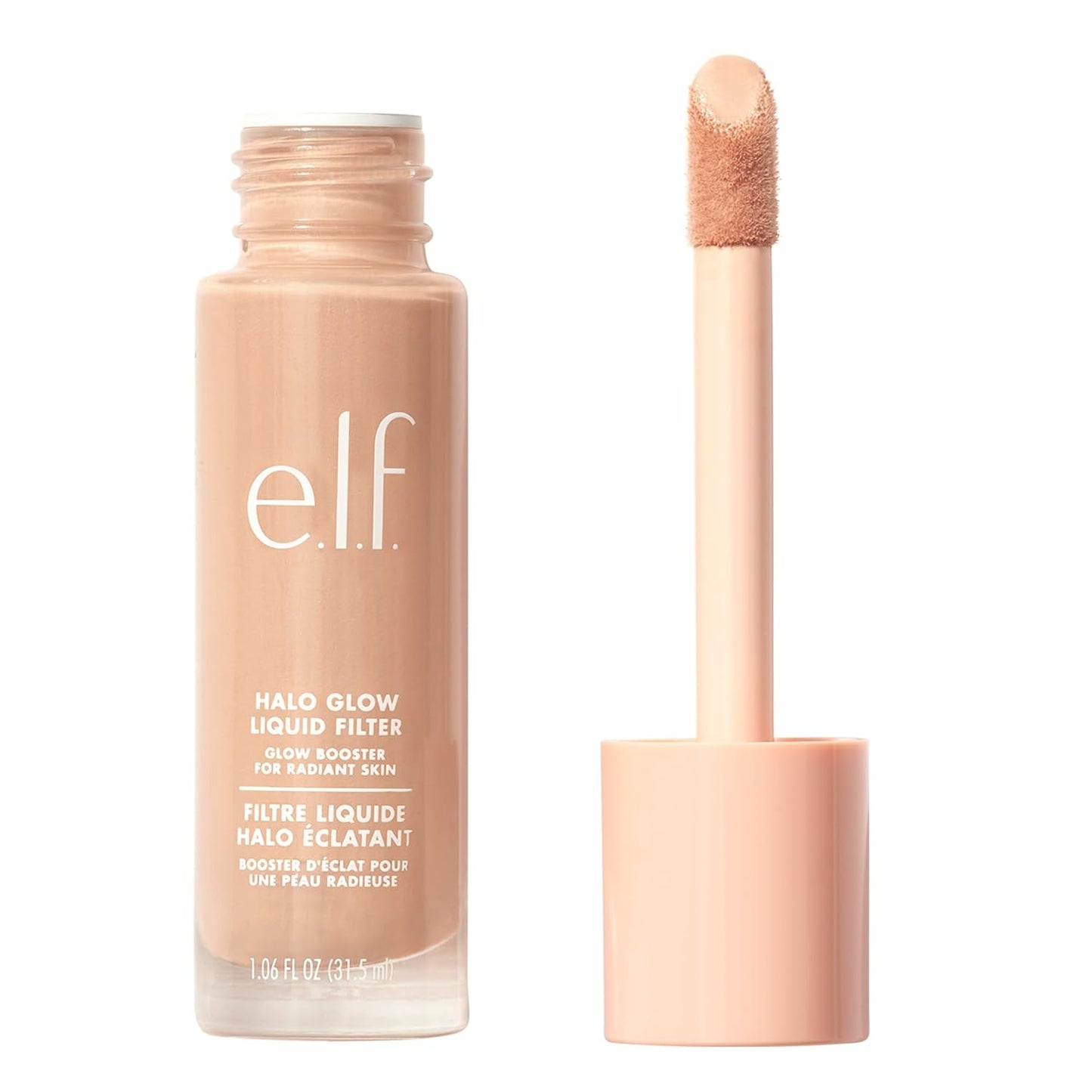 Elf Halo Glow Liquid Filter, Complexion Booster For A Glowing, Soft-Focus Look, Infused With Hyaluronic Acid, Vegan & Cruelty-Free