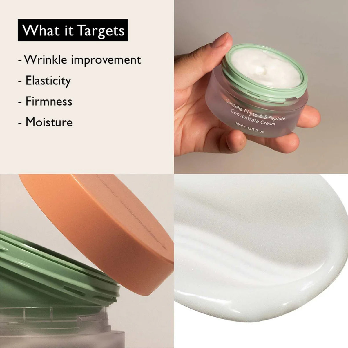 HARUHARU WONDER CENTELLA PHYTO & 5 PEPTIDE CONCENTRATE CREAM