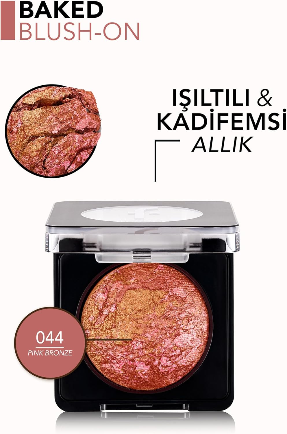 Flormar Baked Blush On - 044 Pink Bronze