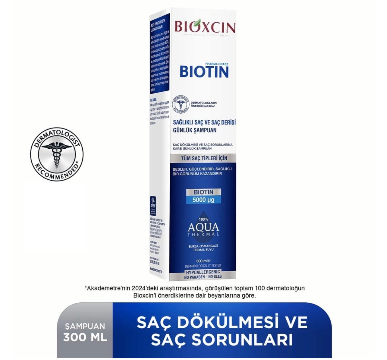 Bioxcin Biotin Shampoo 300ML