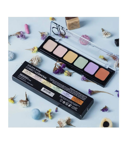 Golden Rose Correct & Conceal Camouflage Cream Palette