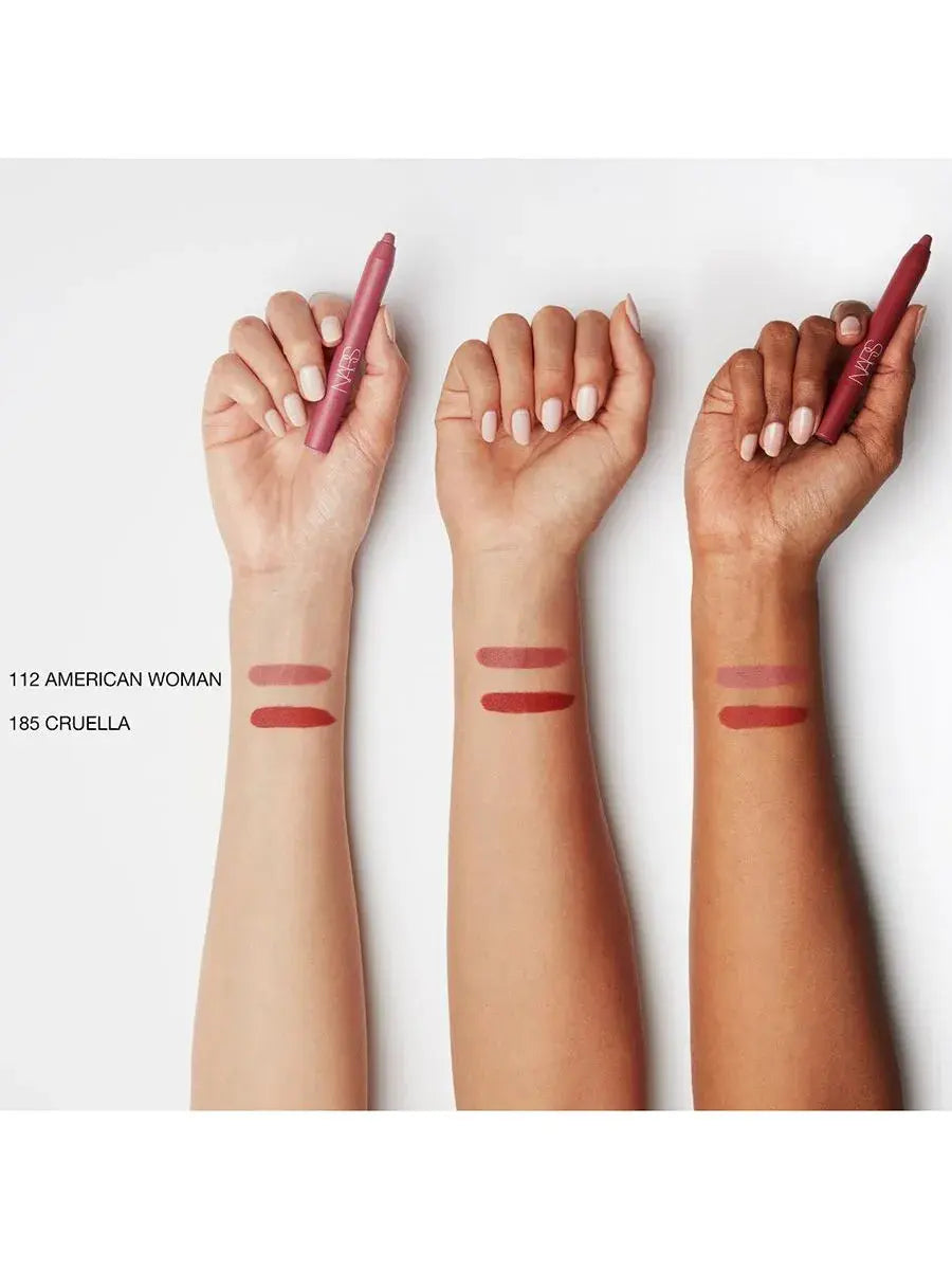 NARS A full-size duo of Powermatte High-Intensity Lip Pencil in coveted shades Cruella and American Woman