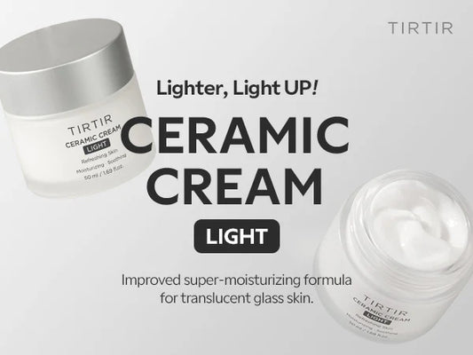 Ceramic Cream Light | Deep moisturizer for Glass Skin.