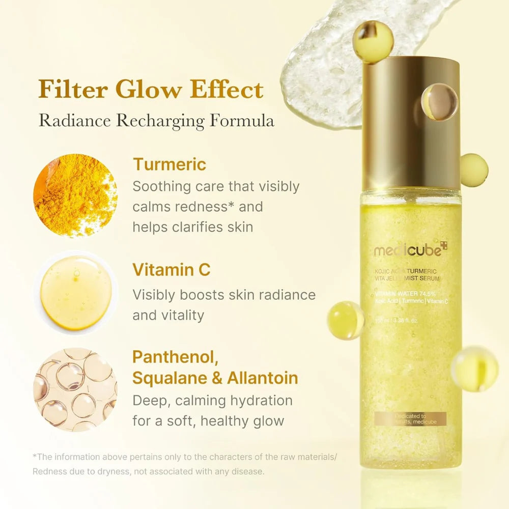 KOJIC ACID TURMERIC VITA JELLY MIST SERUM