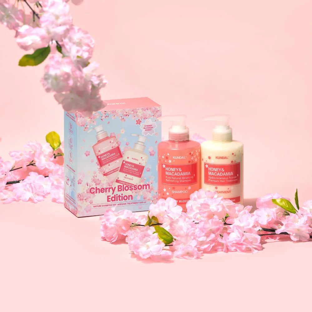 CHERRY BLOSSOM EDITION ( SHAMPOO + TREATMENT) 500ML SET