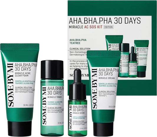 AHA BHA PHA 30Days Miracle AC SOS Kit 4pcs