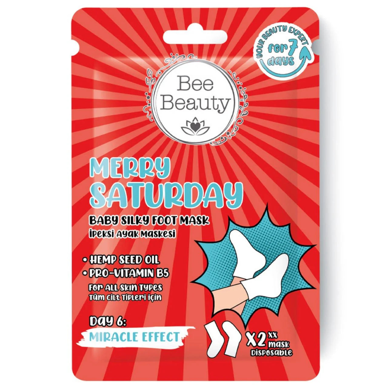 Bee Beauty Weekly Care Set Masks 7PCS